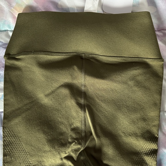 NWT π Fabletics Khloe Kardashian Sculptknit Contour Legging Green Moss - Picture 8 of 9